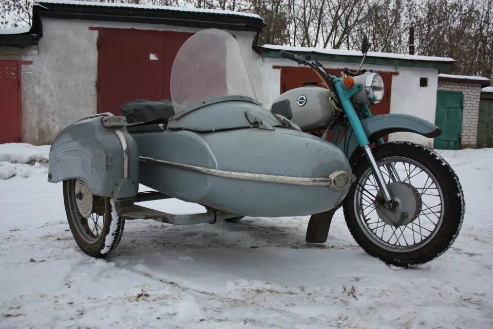Планета 3 с коляской фото Пополнение коллекции. ИЖ Планета 3 - Москвич 407, 1,3 л, 1960 года покупка машин