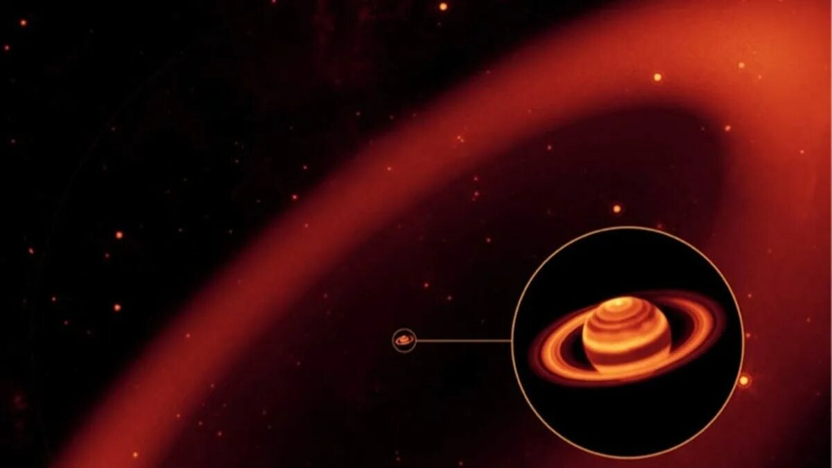 Планета j1407b фото Saturn's biggest ring is weird, invisible and really, really big - CNET
