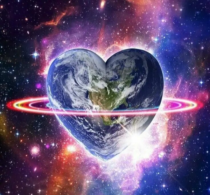 Планета любви фото Pin by T Lyn on Chillax with me! New earth, Visionary art, Book of life