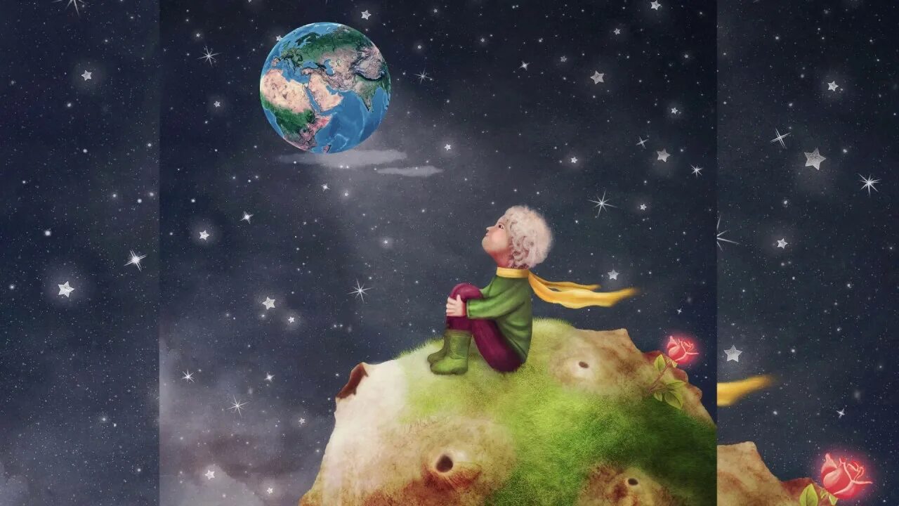 Планета маленького принца фото Boy On The Moon - YouTube