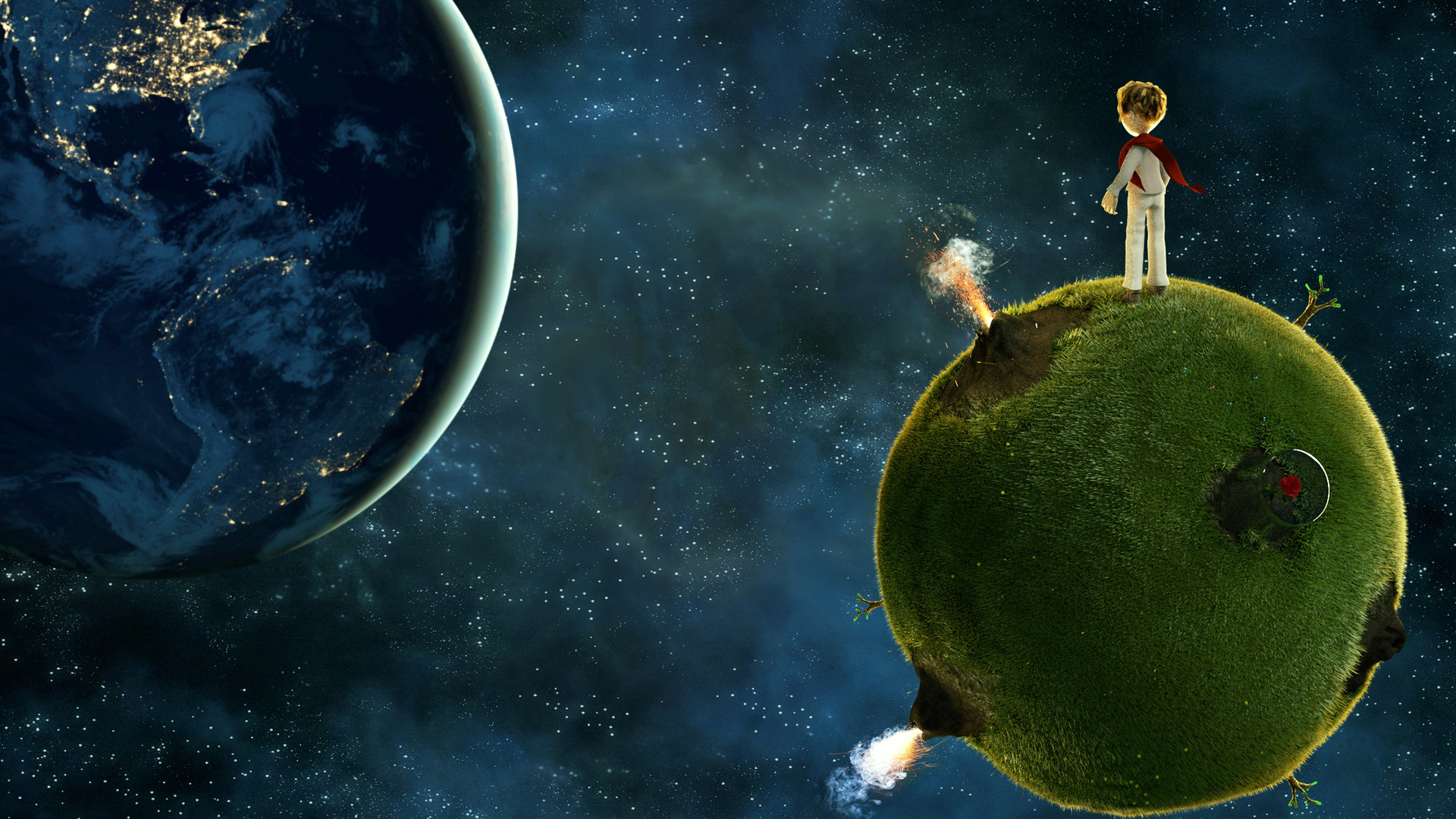 Планета маленького принца фото ArtStation - The Little Prince