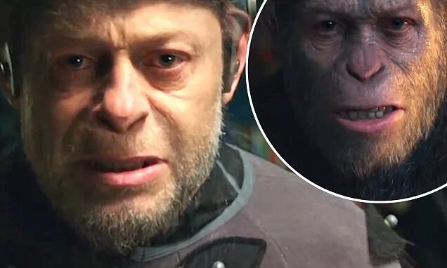 Планета обезьян актеры фото Andy Serkis transforms for new Planet of the Apes film