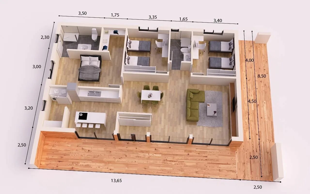 Планировка под дом VENECIA 175 M2 ENTRAMADO LIGERO - VENECIA 175 M2 Planta de moradia, Plantas de c