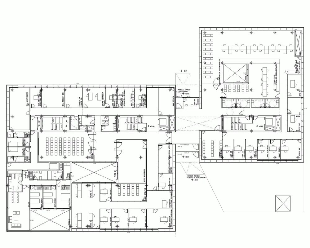 Планировка полицейского участка Gallery of Police Headquarters in Logroño / Matos-Castillo Arquitectos - 15 Arqu