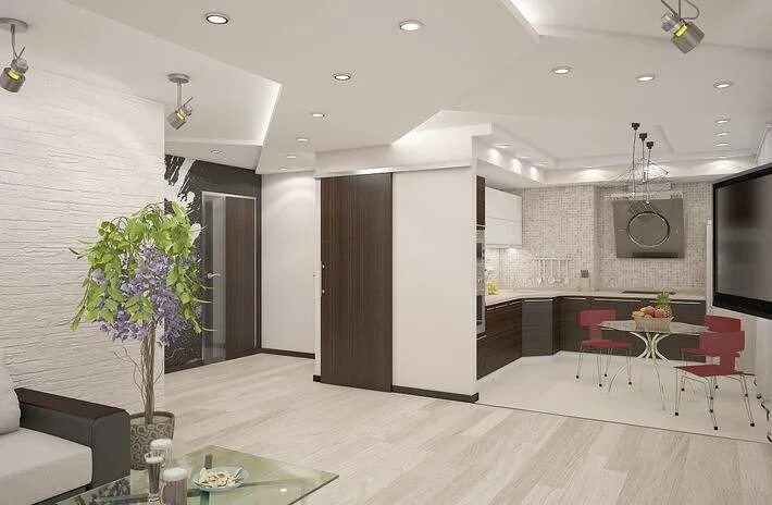 Планировка прихожая гостиная кухня Кухня совмещенная с прихожей: примеры дизайна в квартире и частном доме