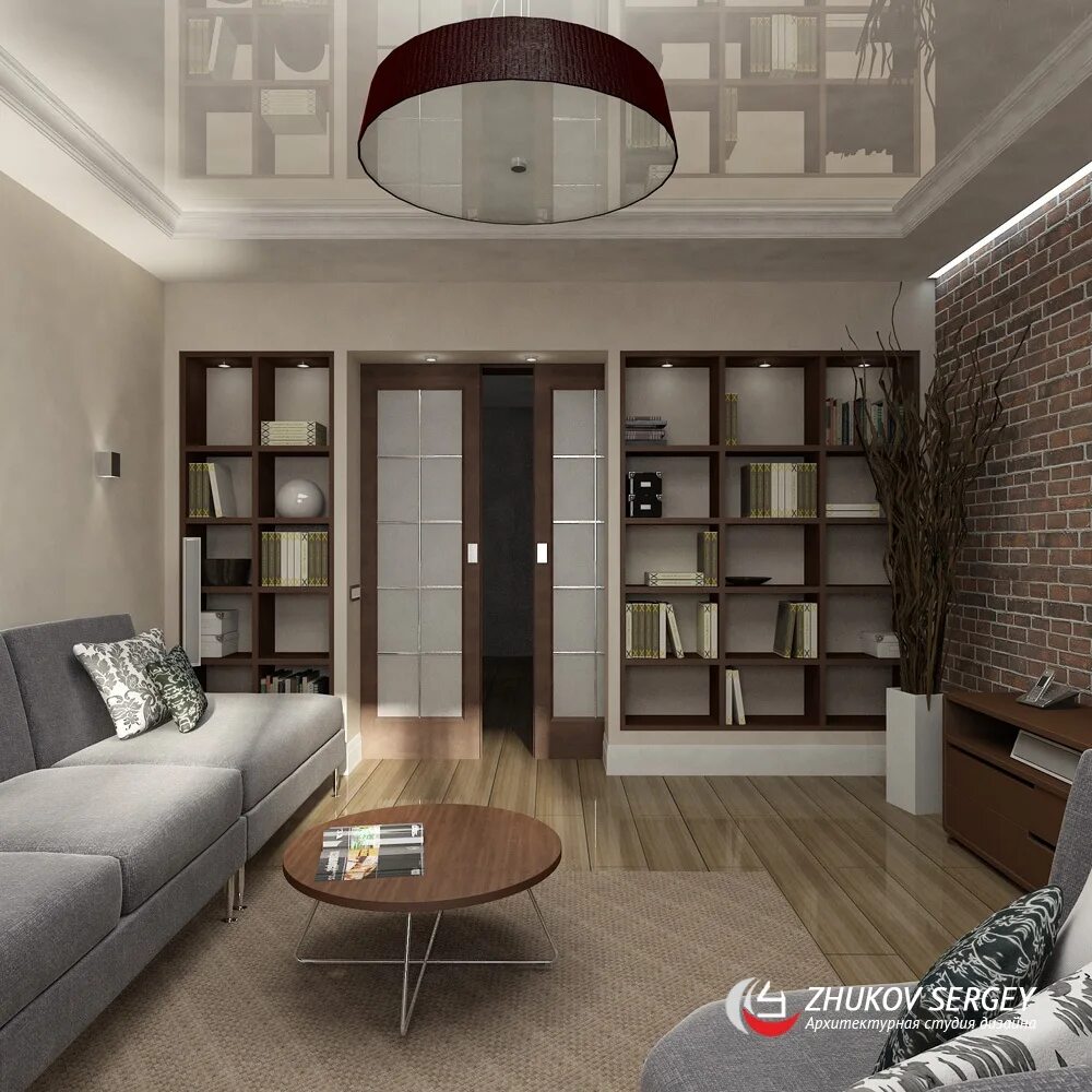 Планировка проходной комнаты Ремонт ванной комнаты в Екатеринбурге - Zhukov Design