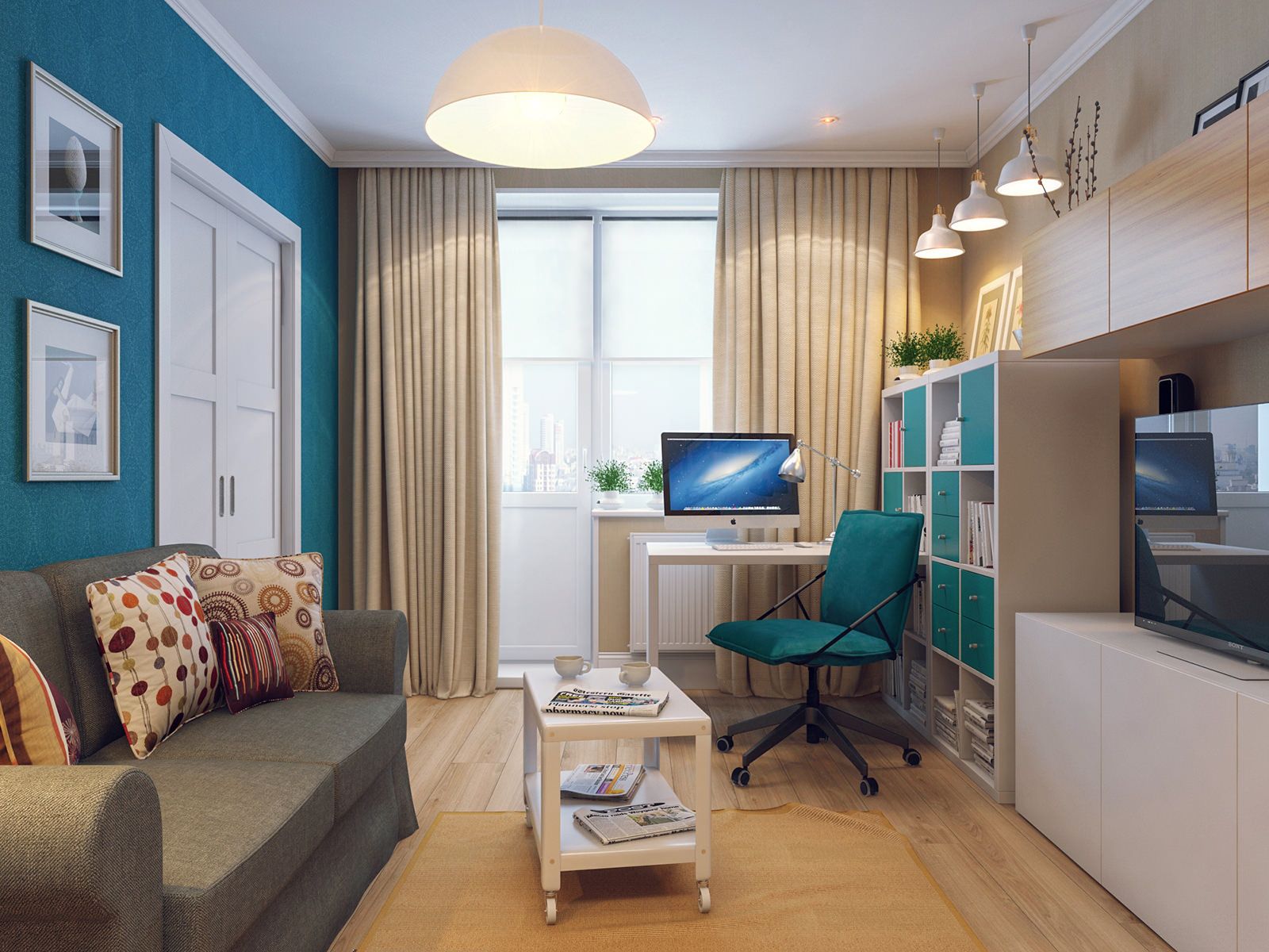 Планировка прямоугольной комнаты 15 кв м Pin on INTERIÉRY Home, Interior, House design