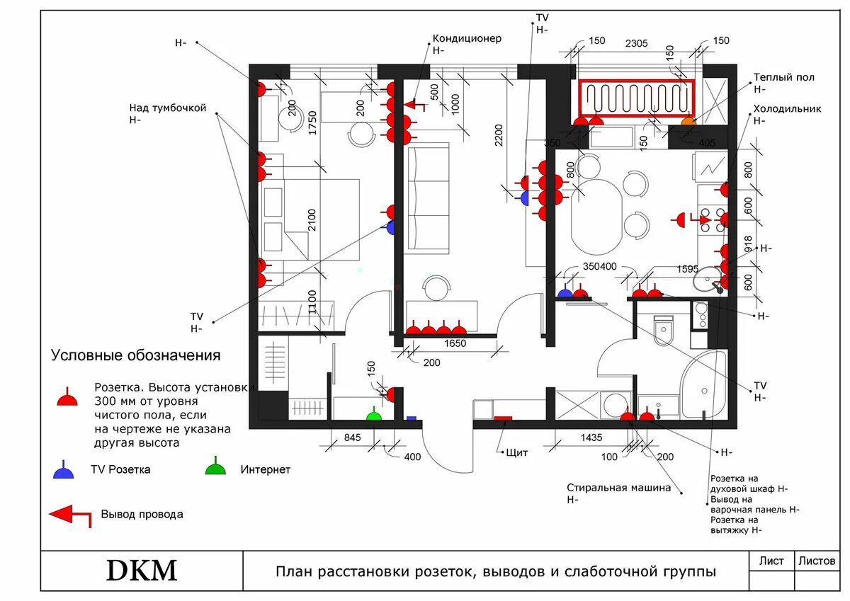 Планировка розеток в доме Советы по расстановке розеток в жилой комнате Записки Электрика Дзен