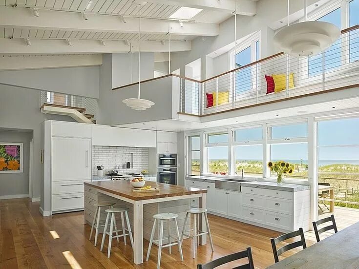 Планировка с кухней на 2 этаже Avalon House by McCoubrey / Overholser HomeAdore Open floor plan kitchen, Kitche