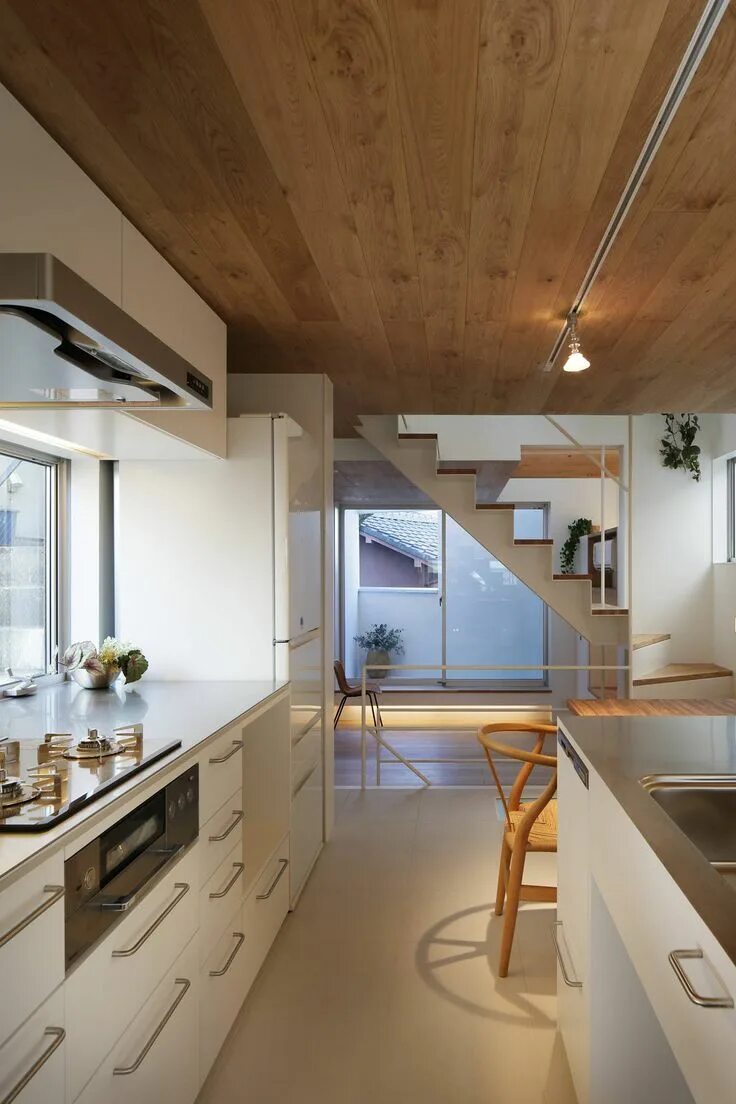 Планировка с кухней на 2 этаже Platinum House Home kitchens, Kitchen remodel, Narrow house