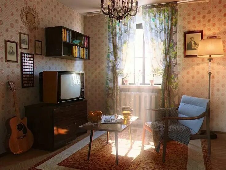 Планировка советских 1 квартир Советский интерьер 70-х Architettura, Camera, Scenografia