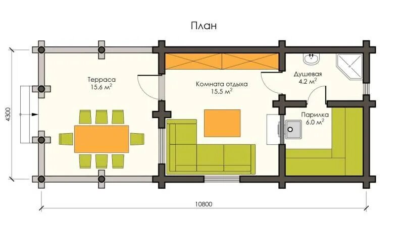 Планировка совмещенной бани Проекты бани с террасой +75 фото планировок и размещения террас
