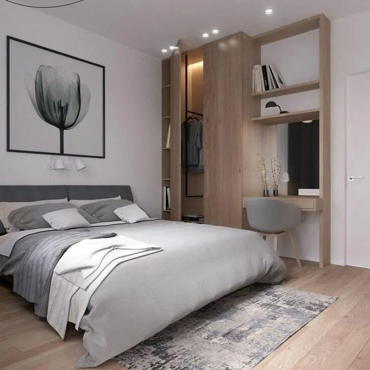 Планировка спальни 14 47+ Fabulous Scandinavian Bedroom Design Ideas #scandinavian #bedroomdesign #bed