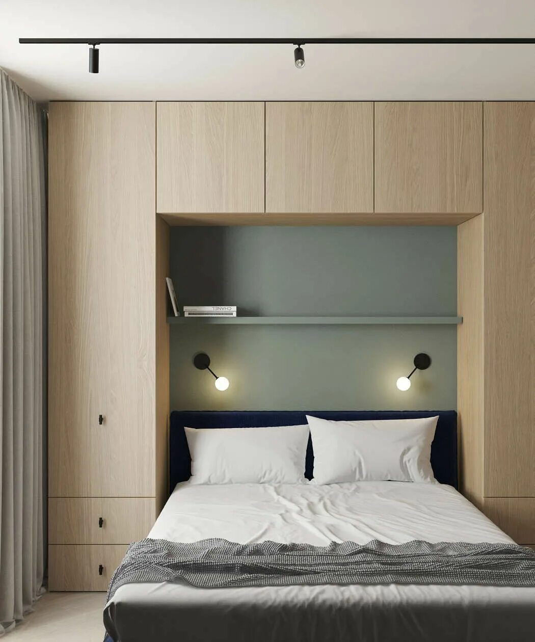 Планировка спальни 9 Apartment in Copenhagen by Emil Dervish " HomeAdore #bedroomdesignsmall Móveis q