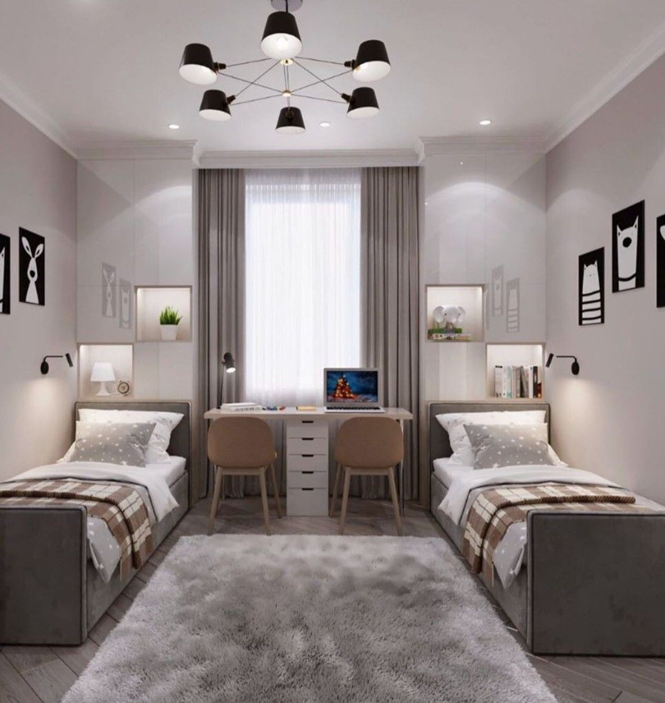 Планировка спальни для двух девочек Modern bedroom design ideas 2023 home interior decorating ideas in 2023 Bedroom 