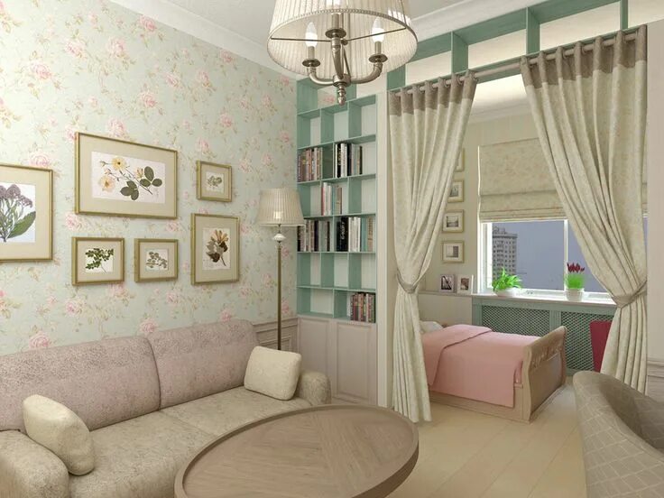 Планировка спальни и детской в одной комнате Creative Partition Wall Design Ideas Improving Open Small Spaces - Engineering D