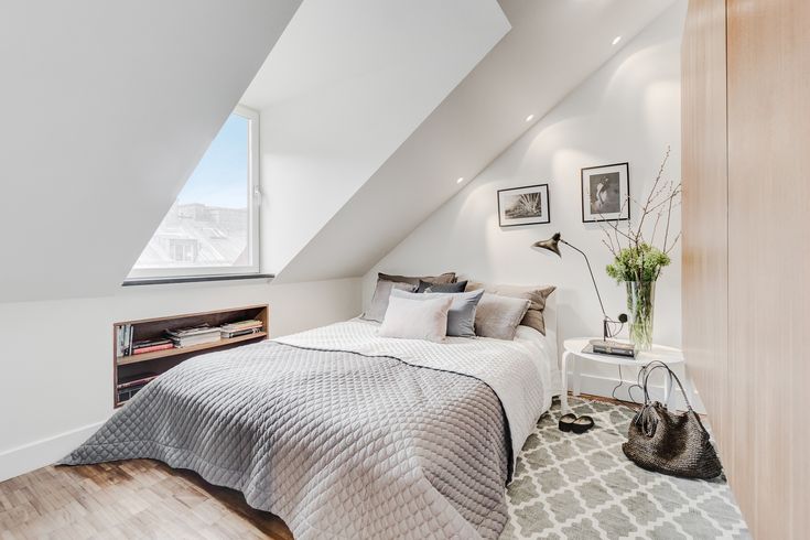 Планировка спальни мансарда Квартира 81 кв.м.: nicety - ЖЖ Bedroom design, Stylish bedroom decor, Stylish be