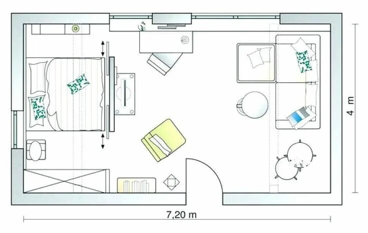 Планировка спальни план Floor Plan Furniture Symbols Bedroom Design Elements Carlyray Architectures Inte