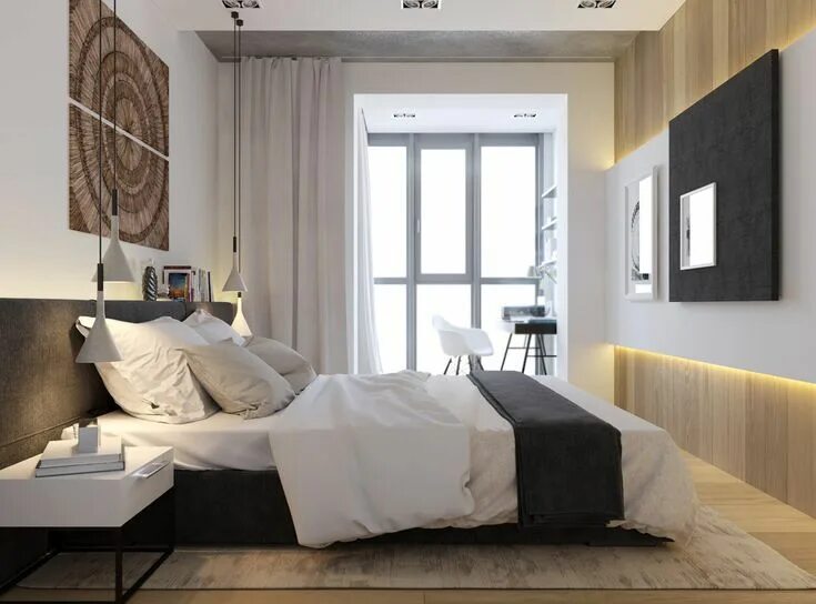 Планировка спальни с балконом и окном Pin on Спальня Жанна Алексей Home decor, Furniture, Home