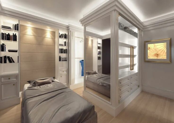 Планировка спальни с гардеробом 17+ Best Modern Dressing Rooms For Women Style Master bedroom remodel, Remodel b