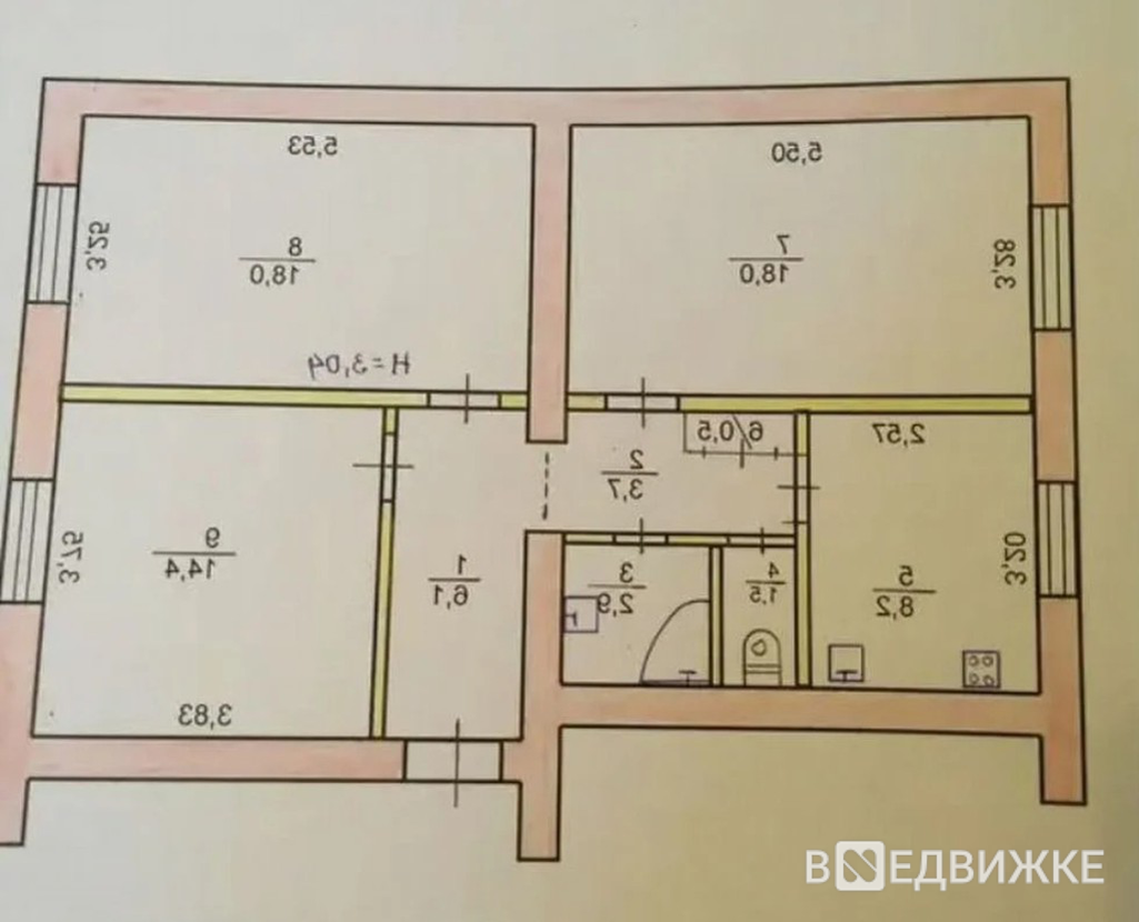 Планировка сталинки 3 комнаты Трехкомнатная сталинка