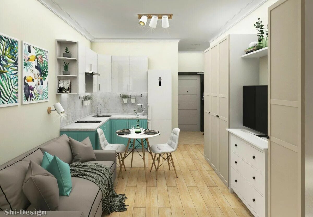 Планировка студии 20 квадратных метров дизайн фото Купить студию, 20 м² по адресу Новосибирск, улица Забалуева, 90, 11 этаж за 2 19