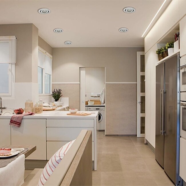Планировка света на кухне Точечный светильник Kanlux Seidy 18280 - купить в интернет-магазине по низкой це