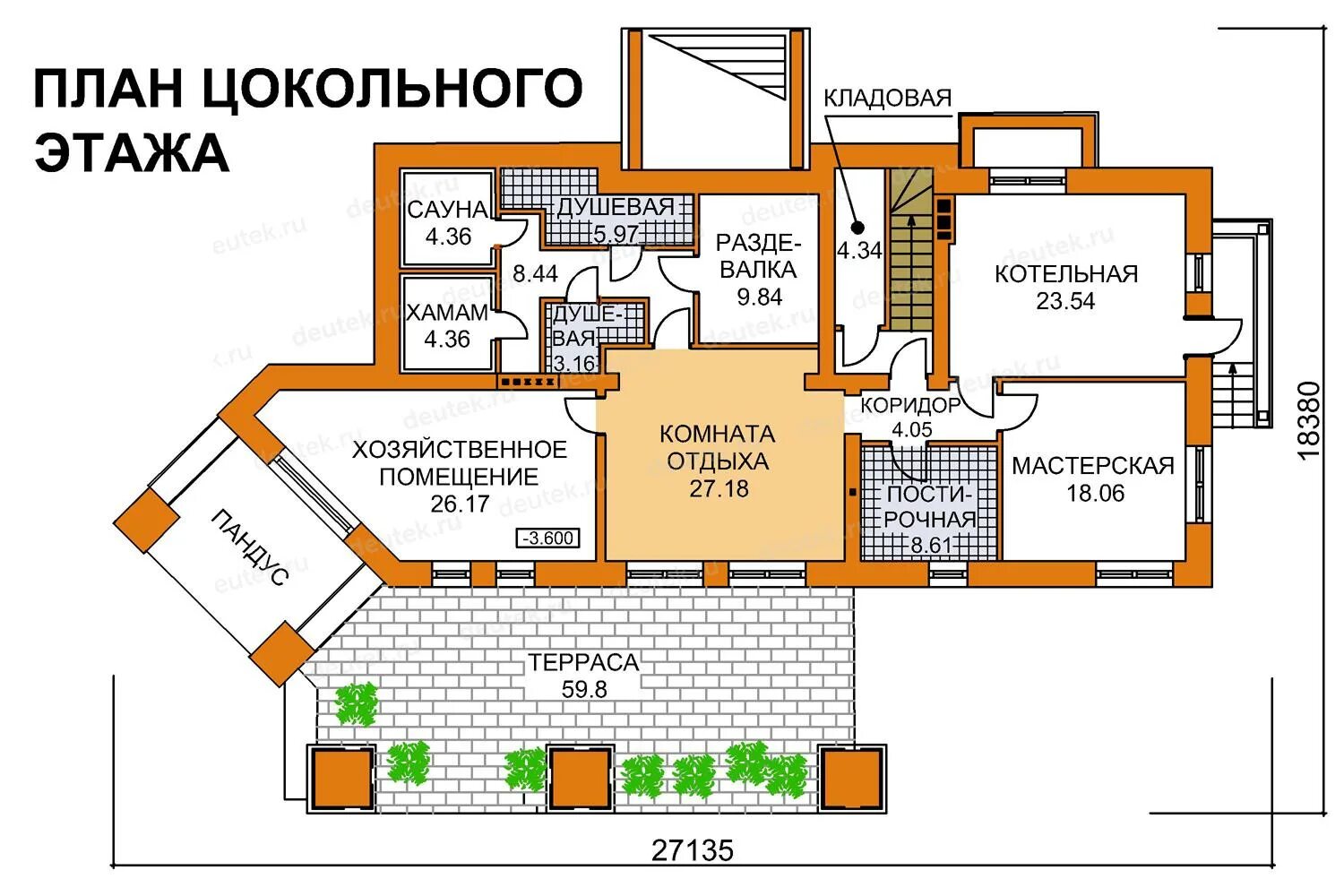 Планировка цоколя дома Проект трехэтажного дома из газобетона в европейском стиле с цоколем и мансардой