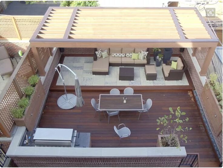 Планировка террасы фото Pin on Garden Rooftop terrace design, Terrace design, Roof terrace design