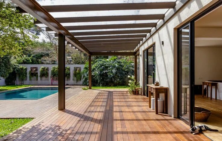Планировка террасы фото Gallery of Butanta House / LAB Arquitetos - 2 Outdoor pergola, Pergola, Pergola 