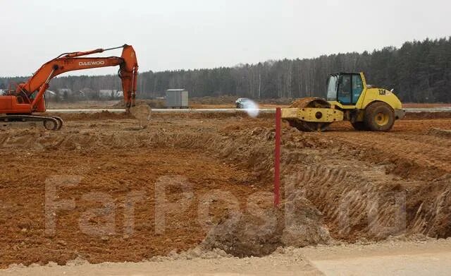 Планировка территории механизированным способом Отсыпка, Планировка участков. Строительство дорог, асфальтирование в Находке
