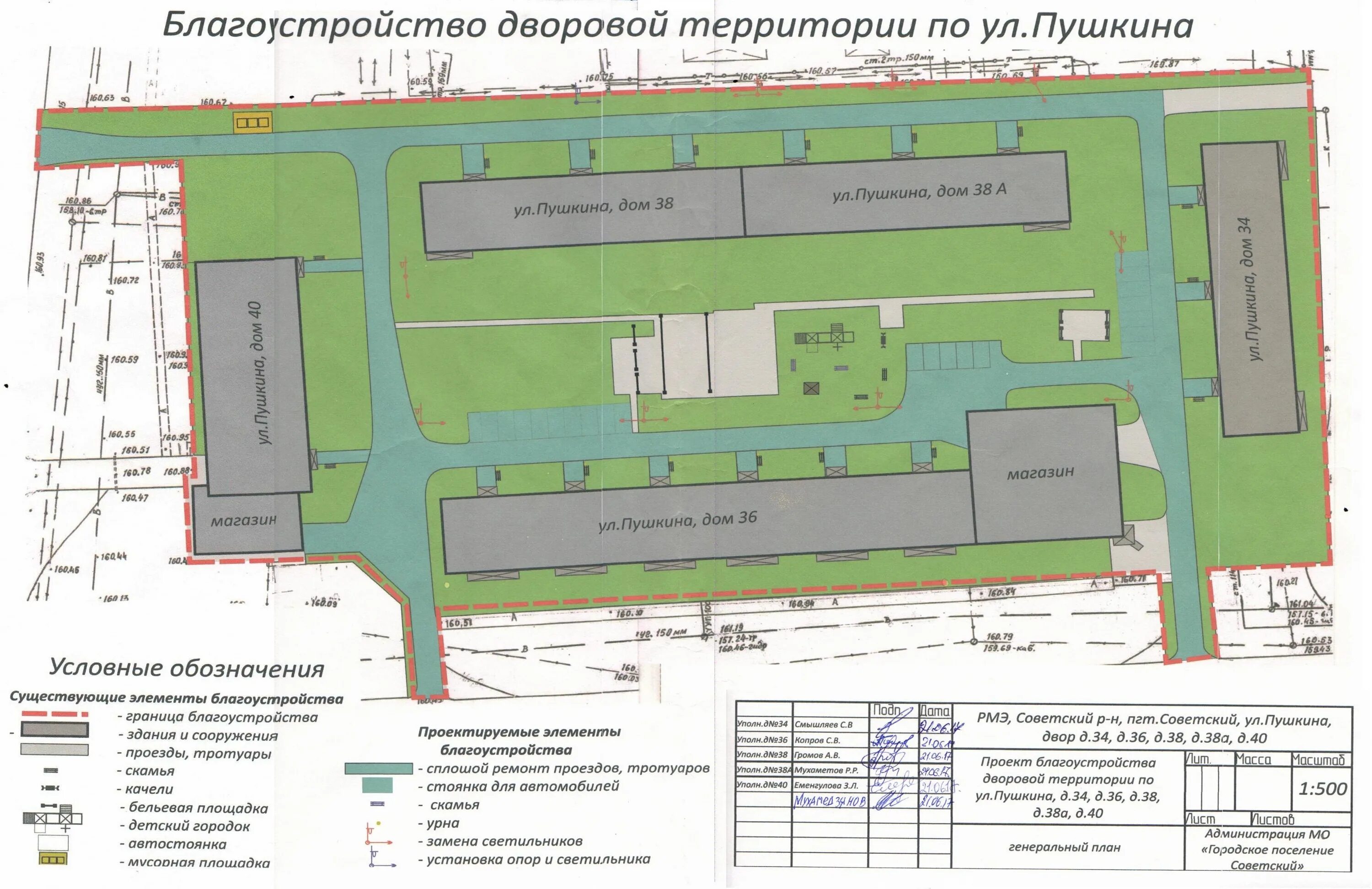 Планировка территории общего пользования Комфортная городская среда