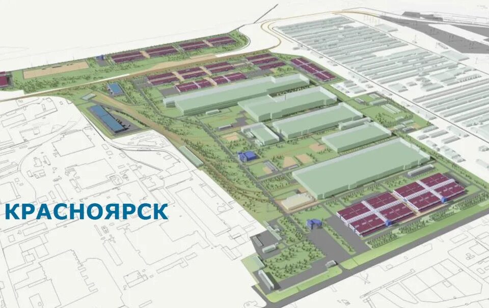 Планировка территории особой экономической зоны Первым резидентом Красноярской технологической долины стал производитель уникаль