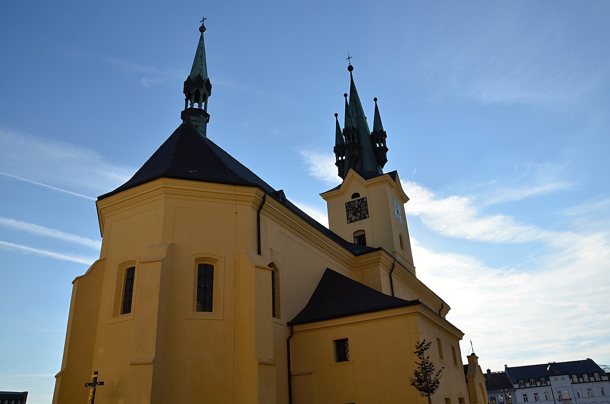 Планировка территории польского костела File:Kostel sv .Jakuba , náměstí TGM. Příbram 02.jpg - Wikimedia Commons