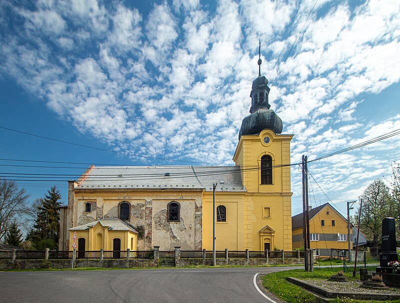 Планировка территории польского костела File:Dobranov kostel 1.jpg - Wikimedia Commons