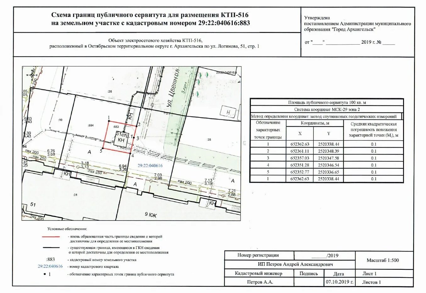 Планировка территории публичный сервитут The Administration of the Kovdor Municipal District, in accordance with Article 