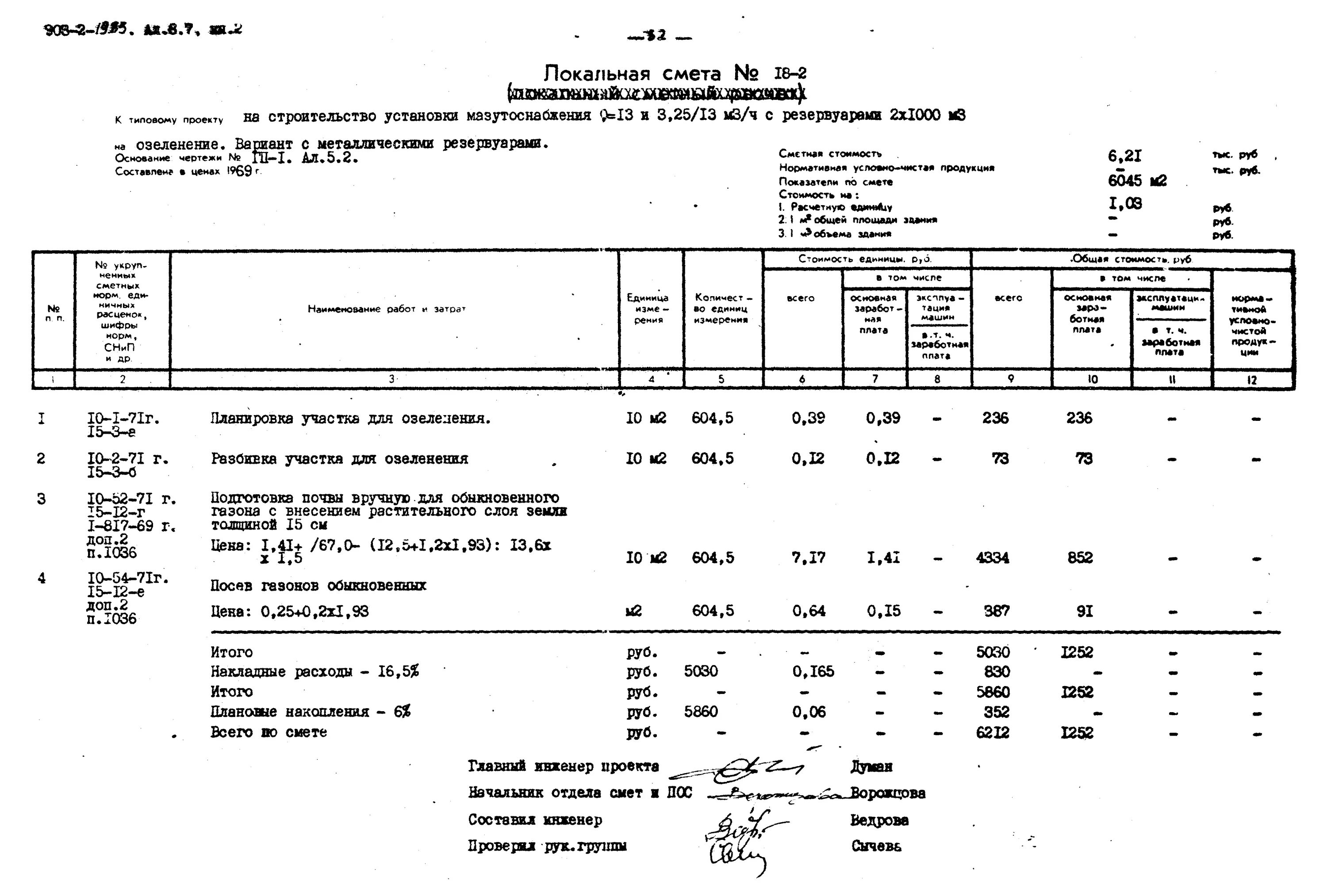 Планировка территории смета Скачать Типовой проект 903-2-19.83 Альбом 8.7. Книга 2. Сметы. Генеральный план.