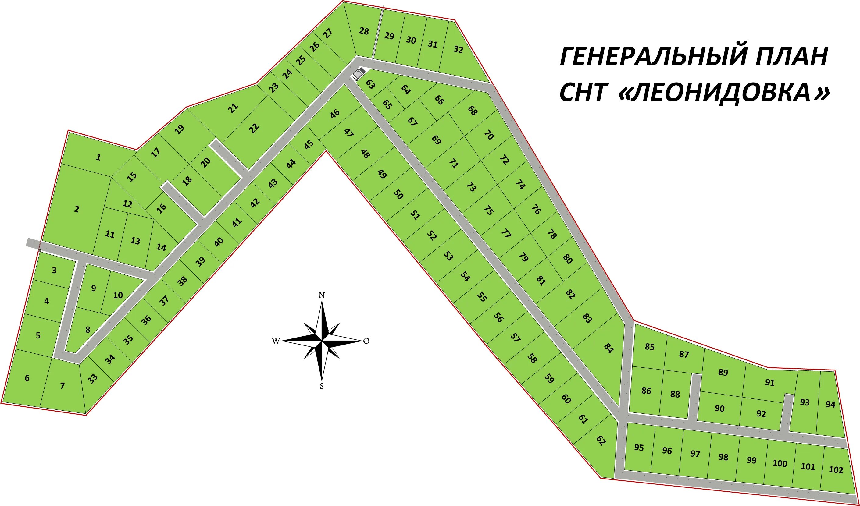 Планировка территории снт План СНТ "Леонидовка" - СНТ "Леонидовка"