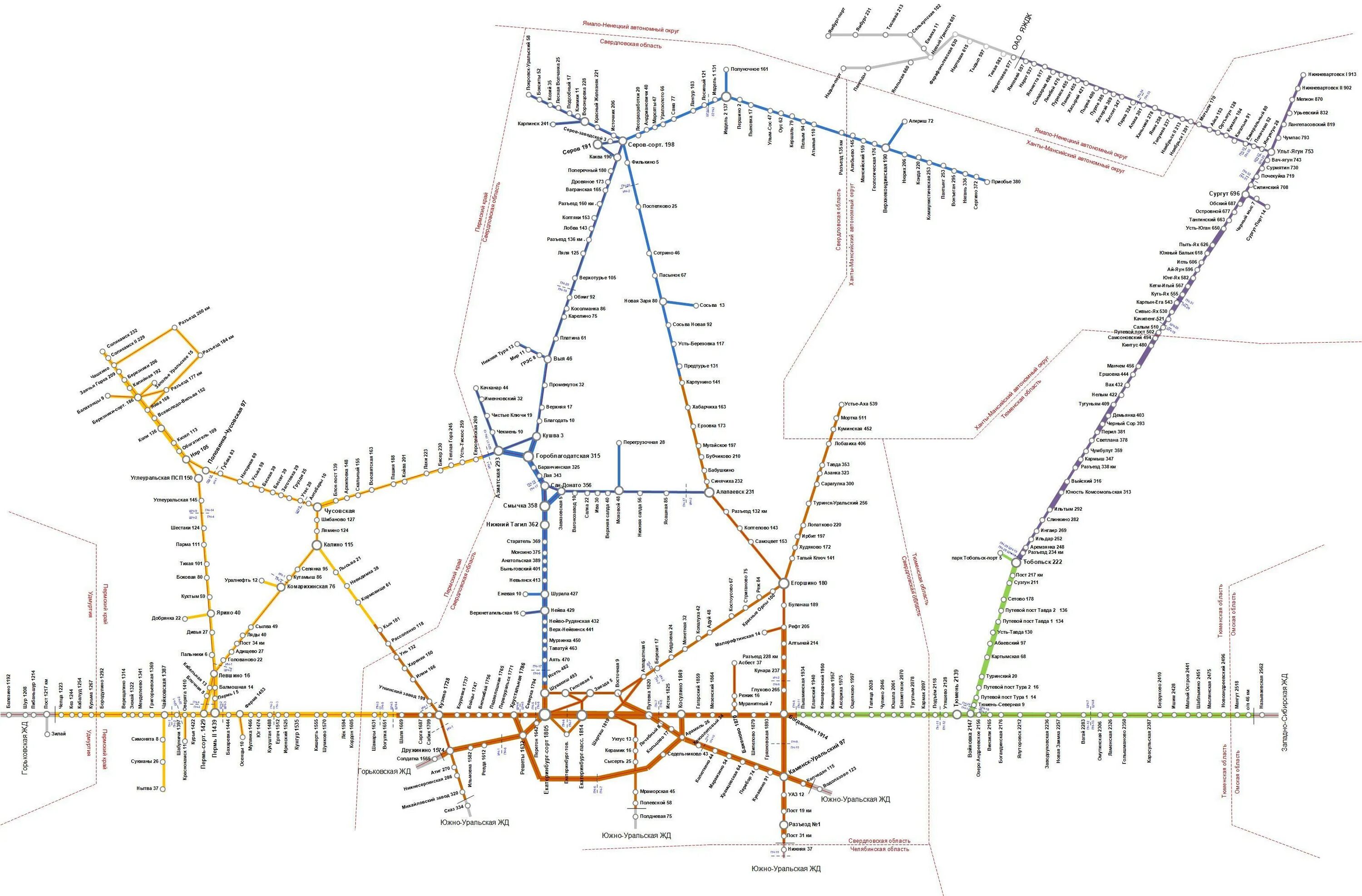 Планировка территории железных дорог Buy The scheme of the Sverdlovsk railway