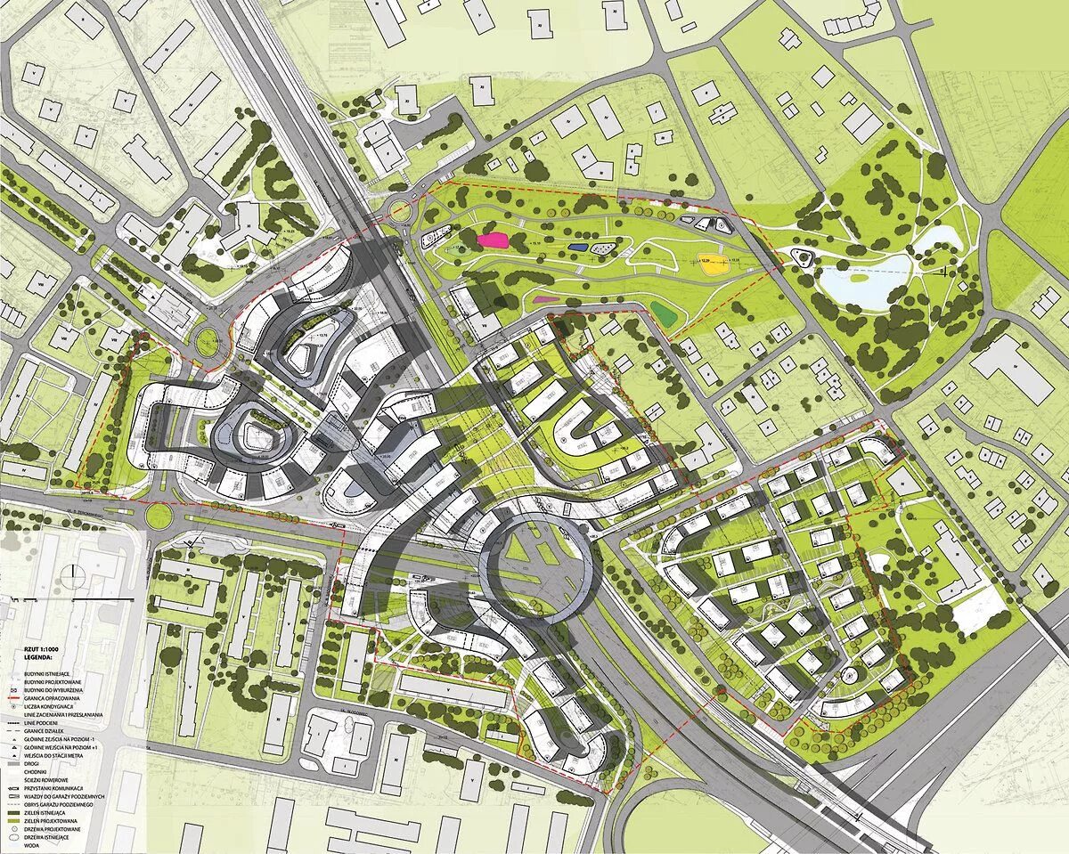 Планировка территорий градостроительство SPATIAL PLANNING CONCEPT FOR THE TERRAIN "SEREK BIELAŃSKI" - THE ISSUE OF LAND R