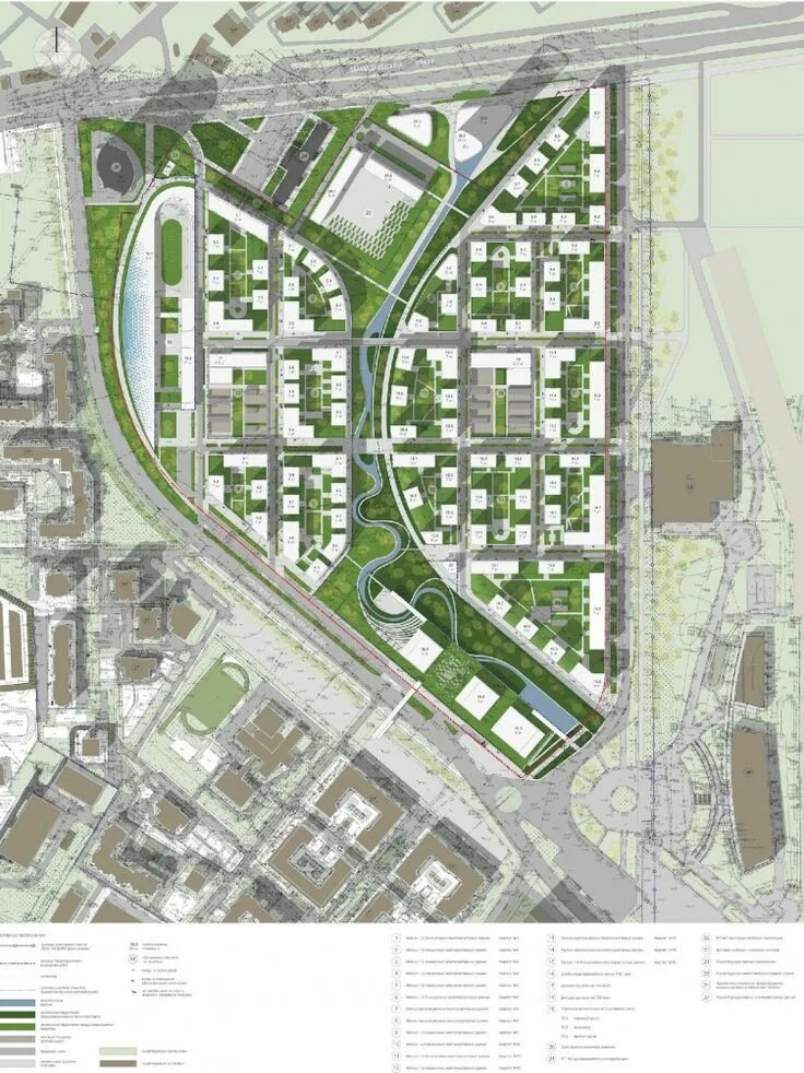 Планировка территорий градостроительство Берега отвесные, берега пологие Urban design plan, Urban design concept, Archite
