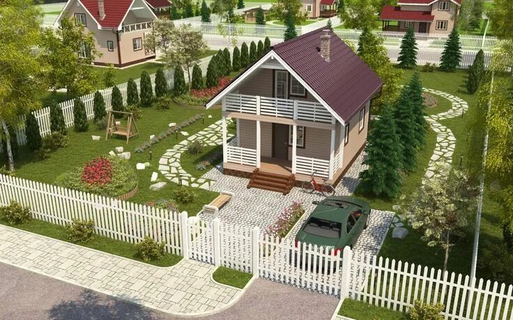 Планировка участка 6 соток с жилым домом Дизайн загородного дома, Домашняя мода, Дом