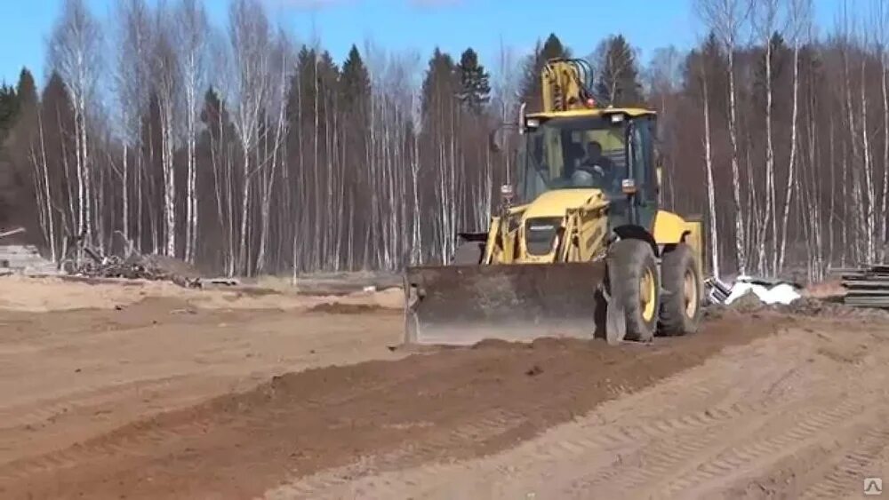 Планировка участка экскаватором видео Аренда фронтального погрузчика, цена от 1 300 до 1 500 руб./ч в Уфе от компании 
