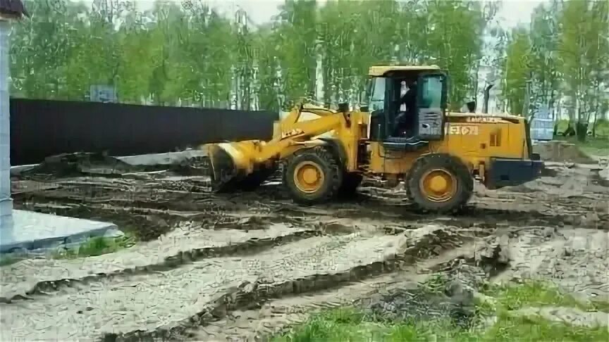 Планировка участка фронтальным погрузчиком видео Ваша реклама Рыбачий, коттеджный посёлок, Новосибирск ВКонтакте
