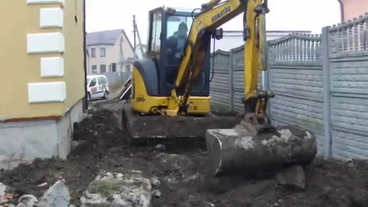 Планировка участка мини экскаватором видео Планировка придомовой территории миниэкскаватором - аренда в Калининграде steh39