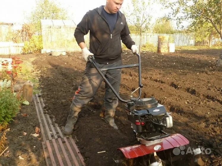 Планировка участка мотоблоком вспашка земли - Вспашка, выравнивание земли в Самаре Услуги на Авито