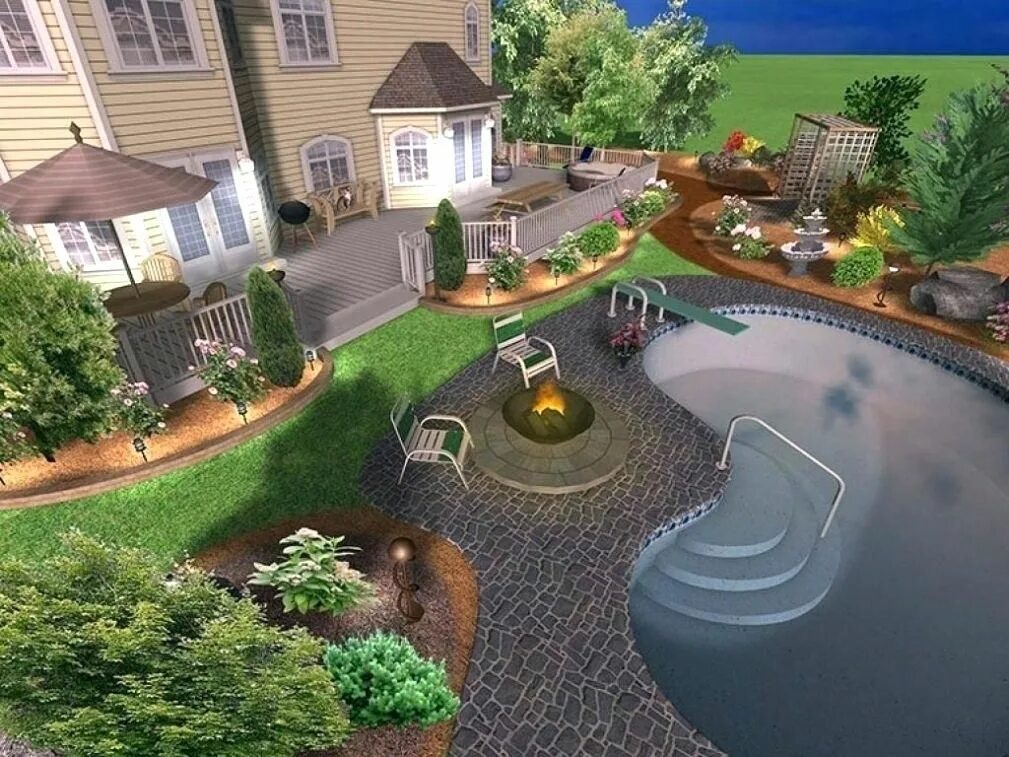 Планировка участка программа 3д Backyard design tools backyard design tools my outdoor patio design program bigs