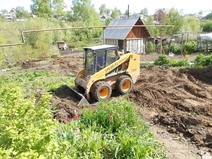 Планировка участка с использованием бульдозер или экскаватора Как подготовить участок перед строительством дома