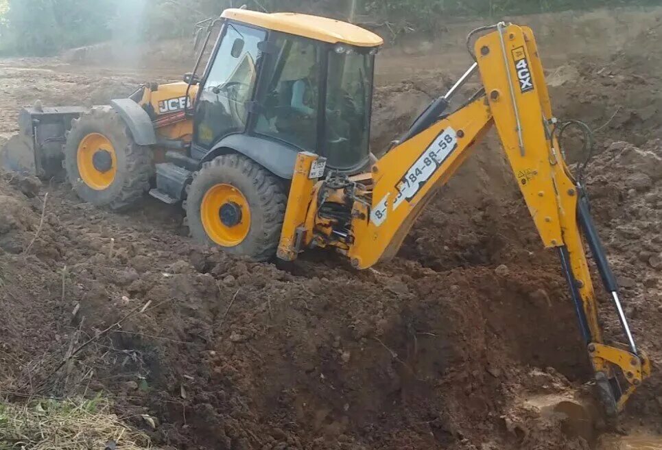 Планировка участка трактором jcb Аренда экскаватора / погрузчика в Москве - Аренда: 70 владельцев экскаватора / п