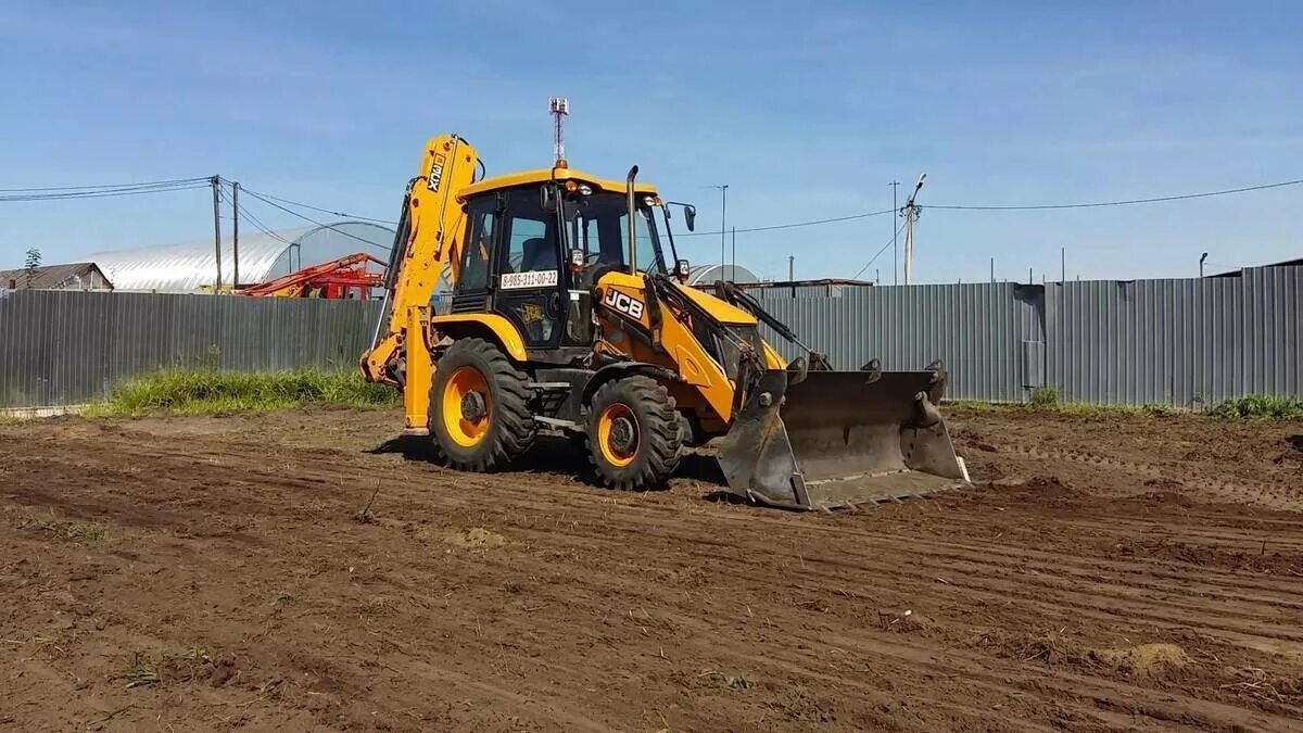 Планировка участка трактором jcb Выравнивание участка в Нижневартовске: 12 мастеров земляных работ с отзывами и ц